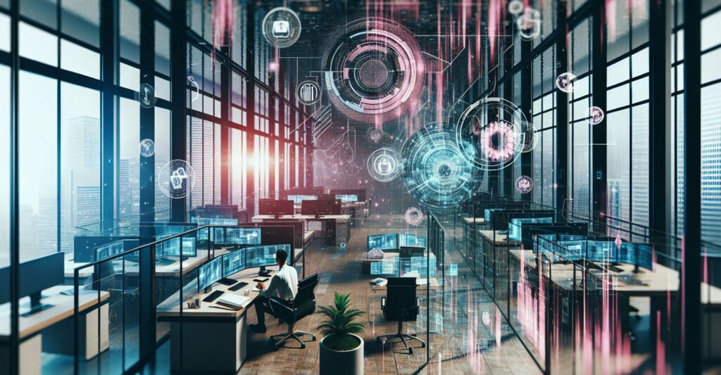 Entorno empresarial aplicando la normativa de protección de datos personales